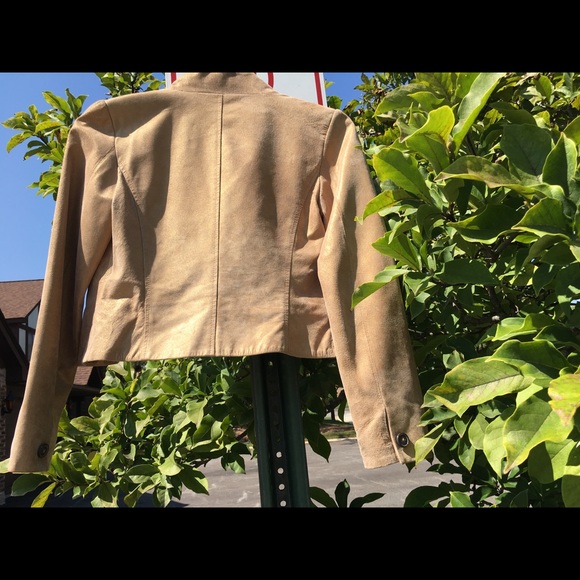 Iridescent Gold Suede WaistJacket by Lulu&Veronica - Picture 5 of 6